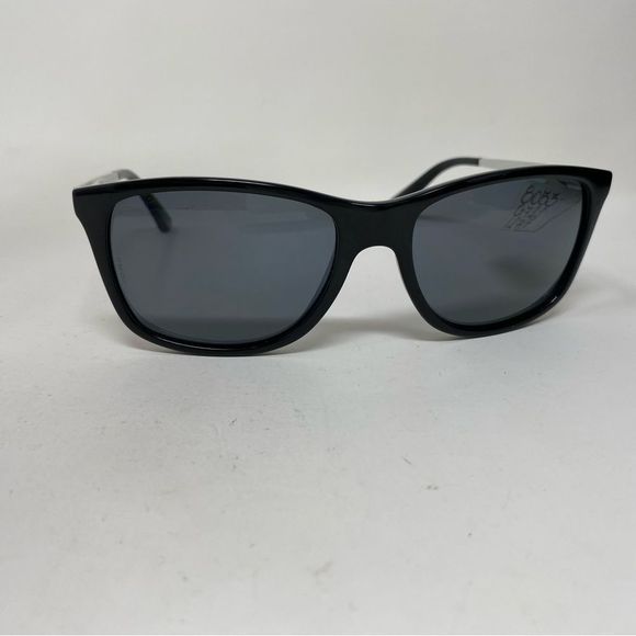 EMPORIO ARMANI POLARIZED SUNGLASSES EA 4023 5017/81 57/17/140 BLACK SILVER GRAY - Picture 7 of 10
